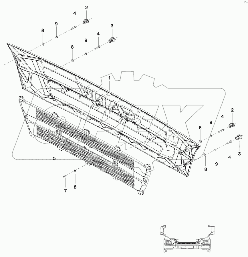  11659726 Panel, front