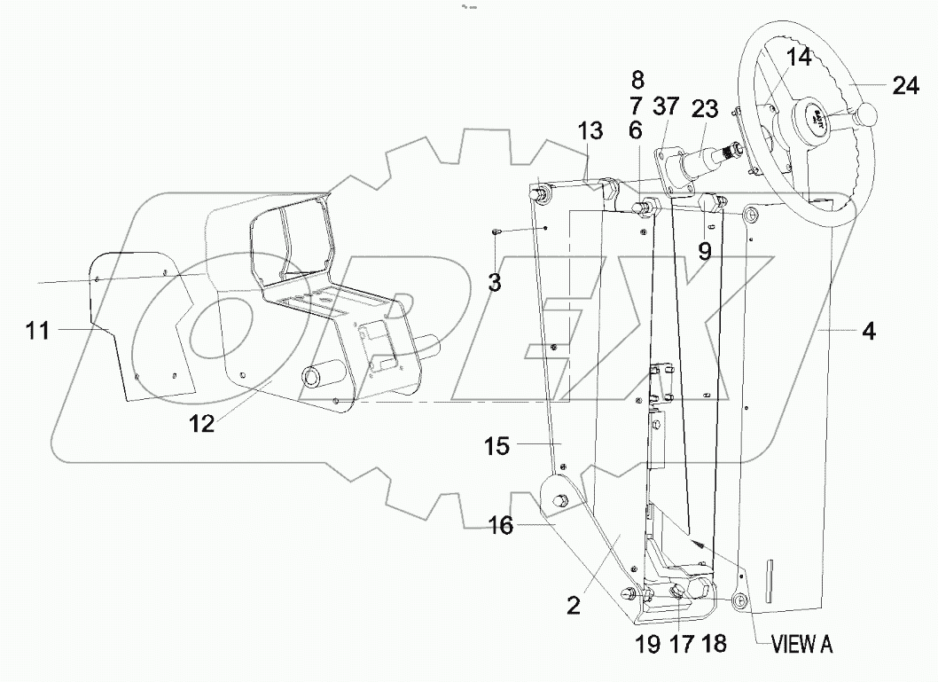  14048228 Control console assembly STG190C-8.10