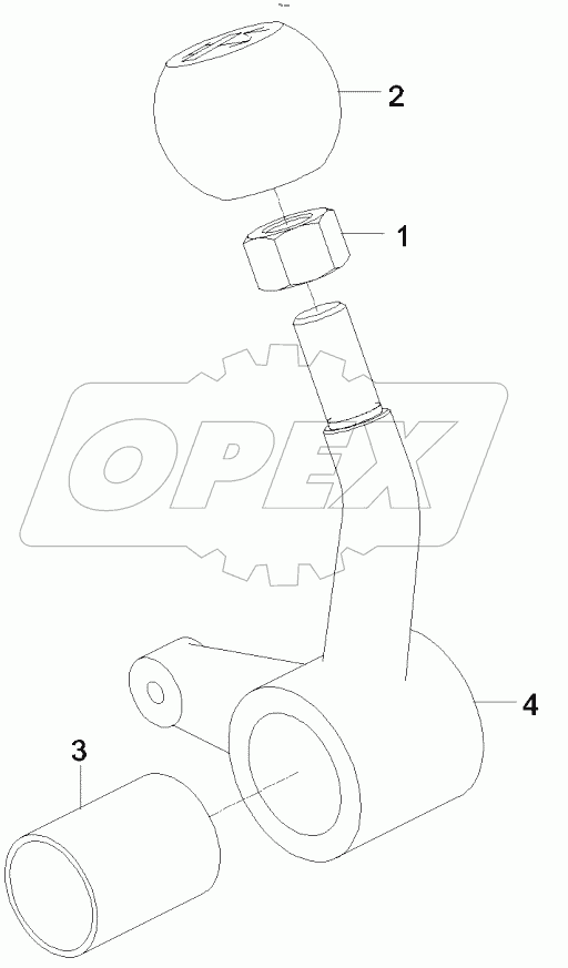  11664007 Lever,Blade Swing