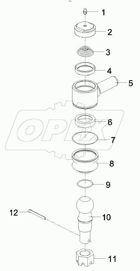  10659441 Left ball joint AS