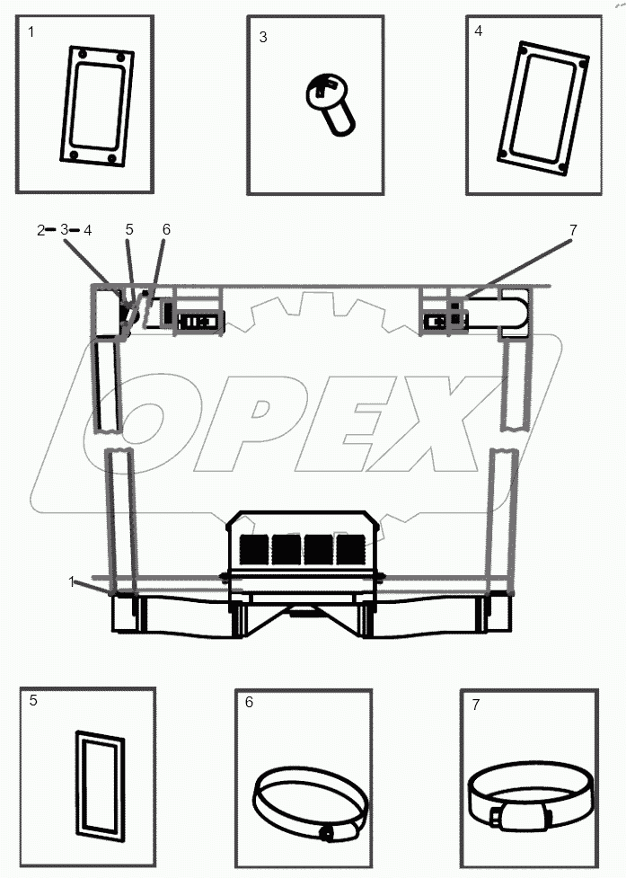  11052205 Material Packet.Cab Air Conditioning