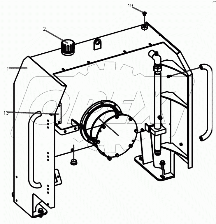  14052536 Hydraulic Tank AS