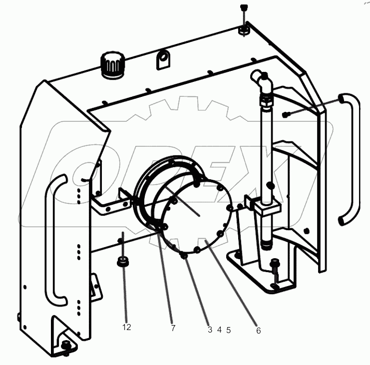  14052536 Hydraulic Tank AS