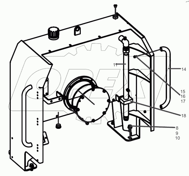  14052536 Hydraulic Tank AS