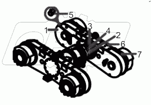  14118301 Rear Axle AS