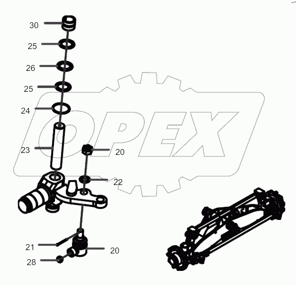  10772247 Axle GP, Front