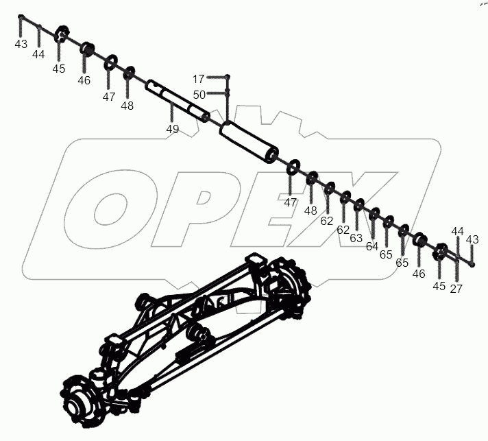  10772247 Axle GP, Front