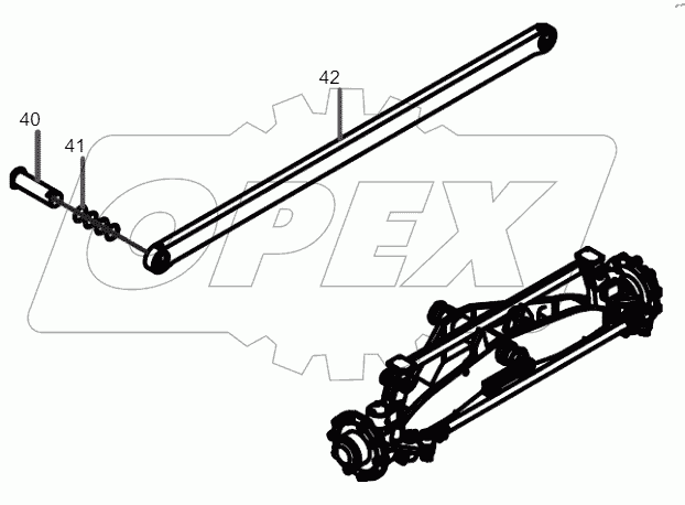  10772247 Axle GP, Front