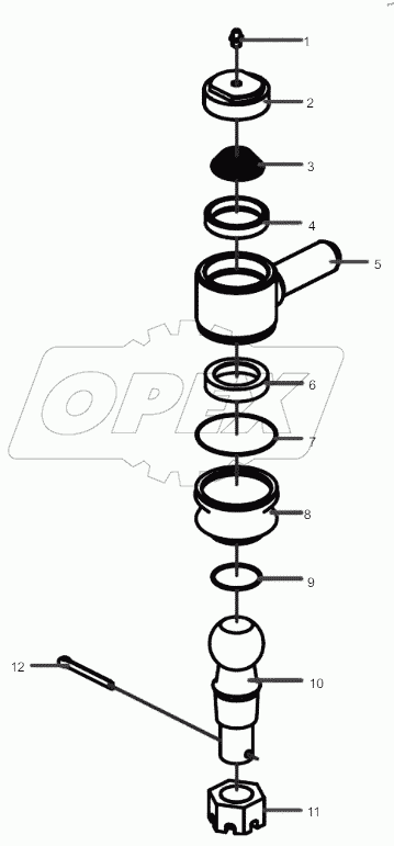  10659441 Left Ball Joint AS