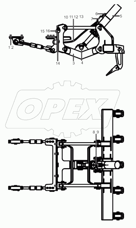  14059243 Five tooths scarifier