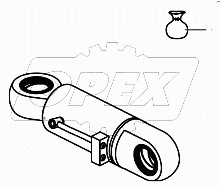  14206512 Oil cylinder, steering