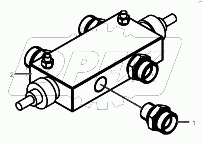  11723343 Installation Tube Valve