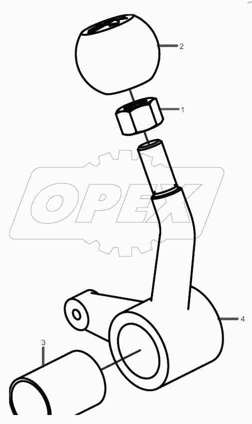  11662984 Lever, Push Plate