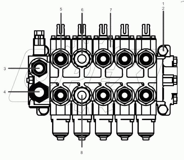  14265780 Left multi-way valve AS
