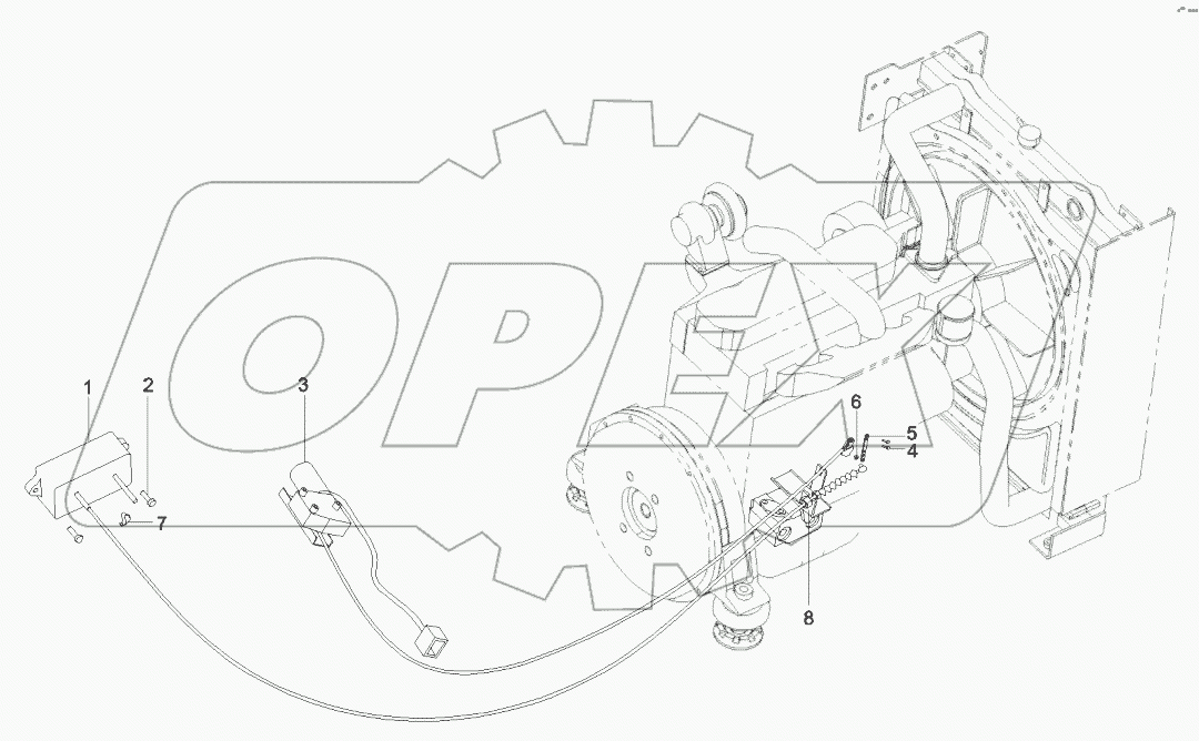  A810102010099 Control system, throttle