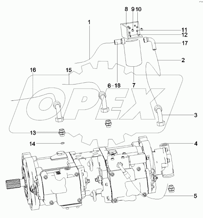  10165928 Pipeline, main pump