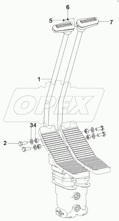  A810201073014 Control mechanism, travel