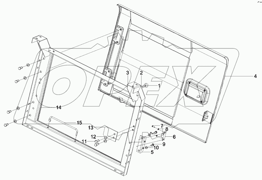  10683865 Door GP, left