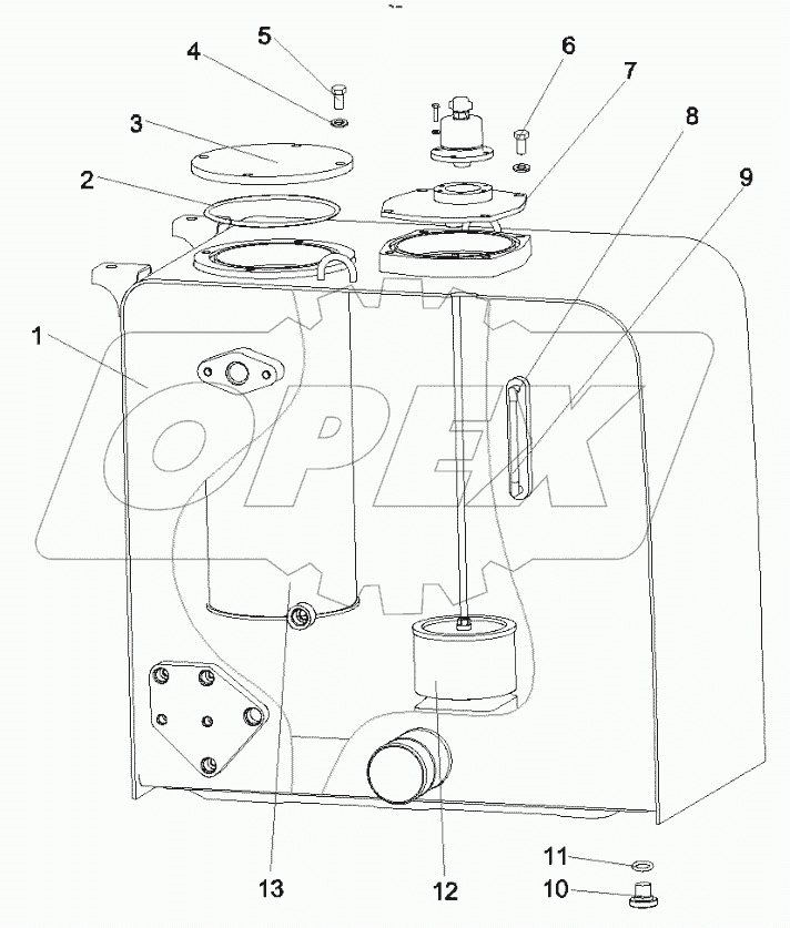  A810201010296 Fuel Tank As - Hyd.