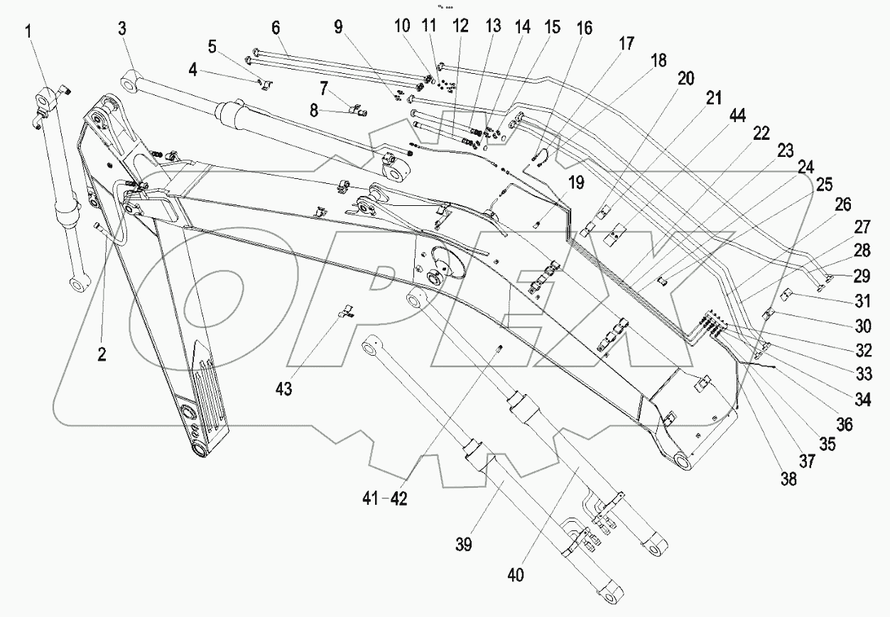 A810312060006 Pipeline, work equipment AS