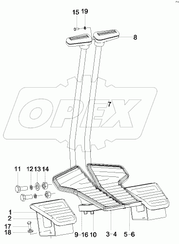  12076176 Control mechanism, travel