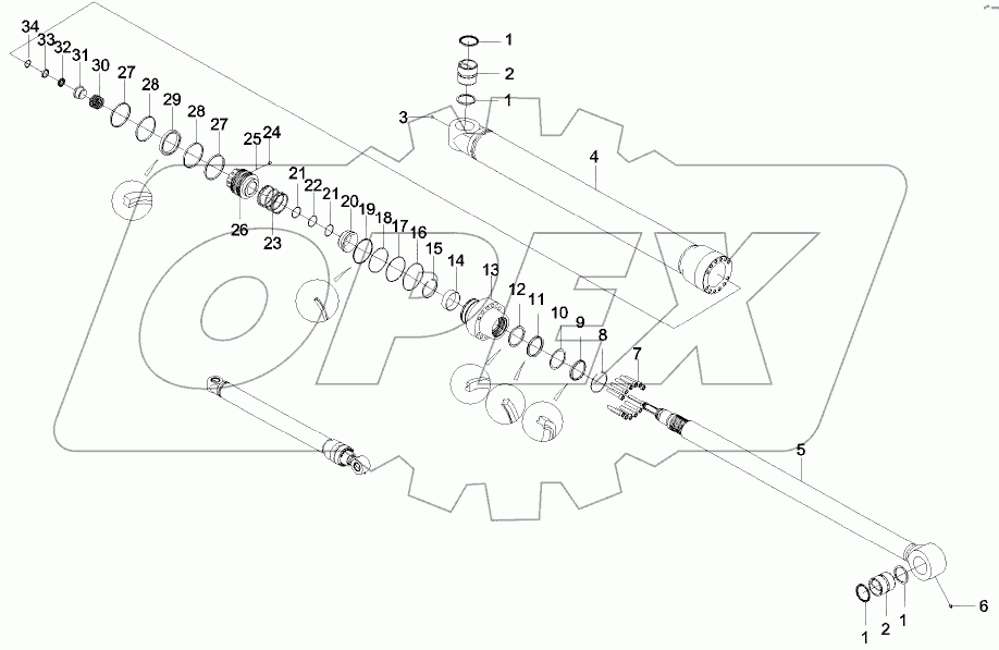  11350816 Cylinder, arm