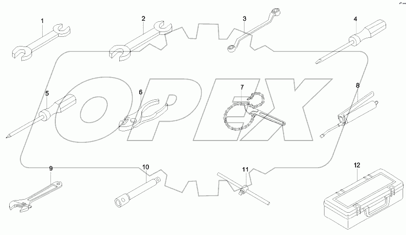  10442741 Tool, attached