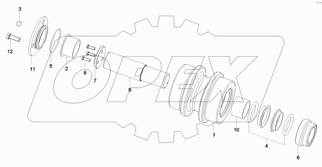  12168856 Sprocket assembly