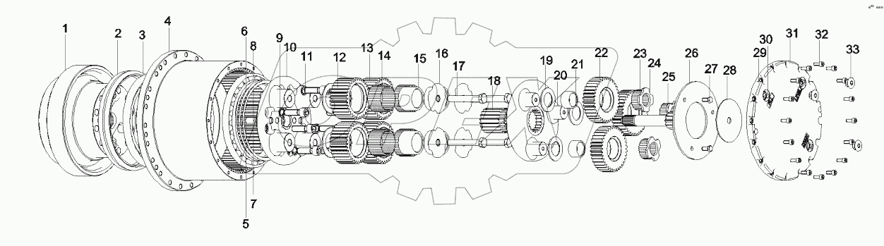  13225418 Reducer assembly