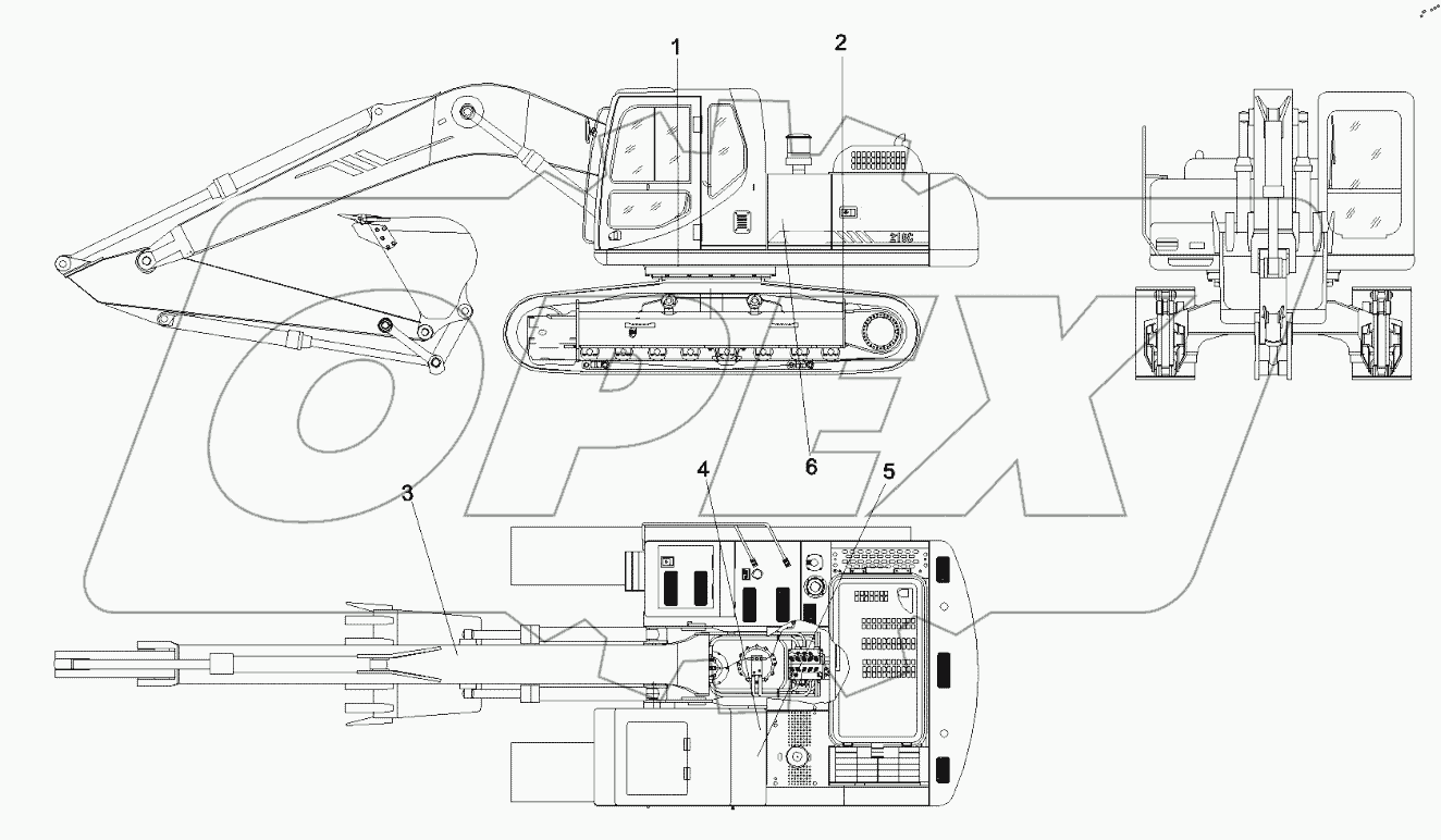  10191891 SY230C8 hydraulic excavator