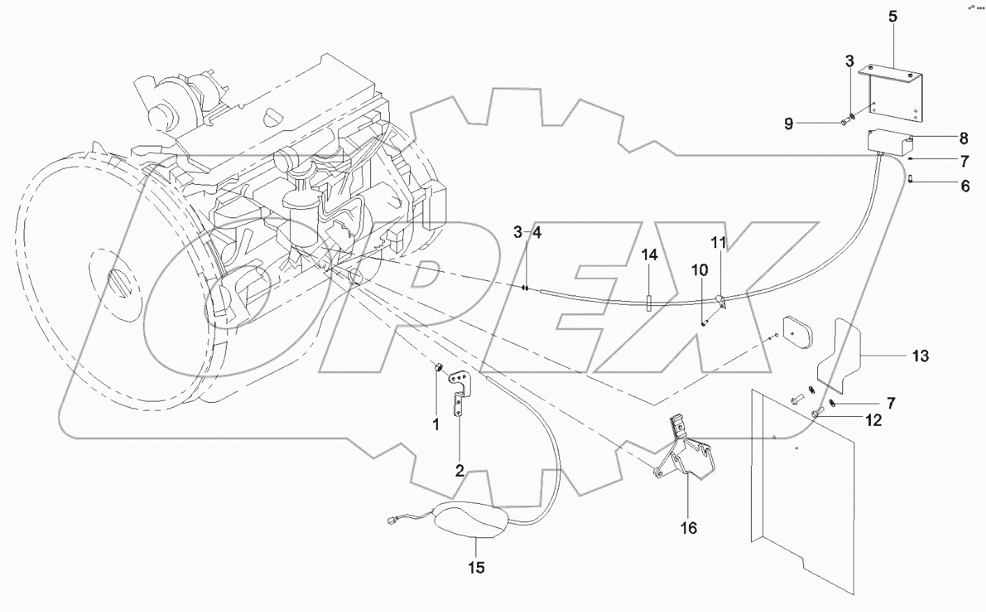  A810102010094 Control system, throttle
