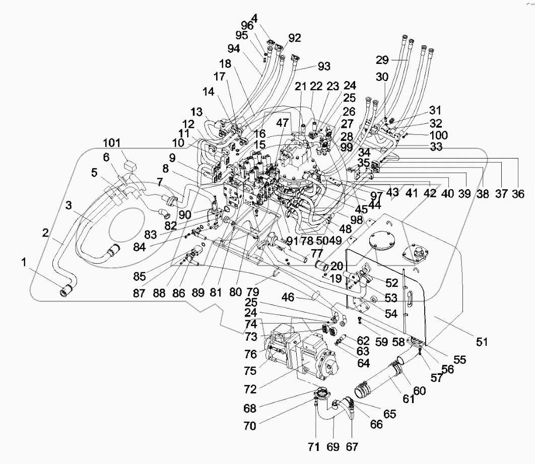 11454048 Pipeline, main, hydraulic