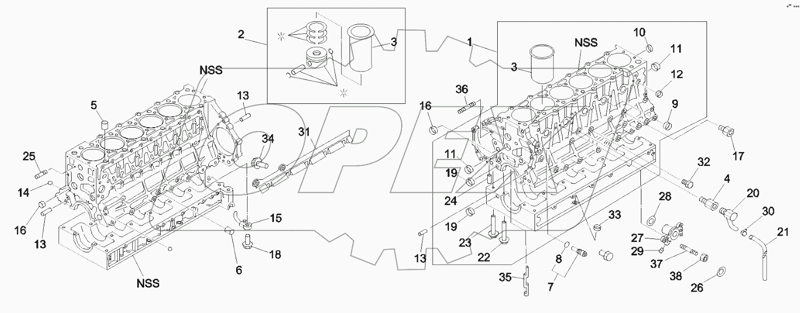  60046508 Cylinder Block