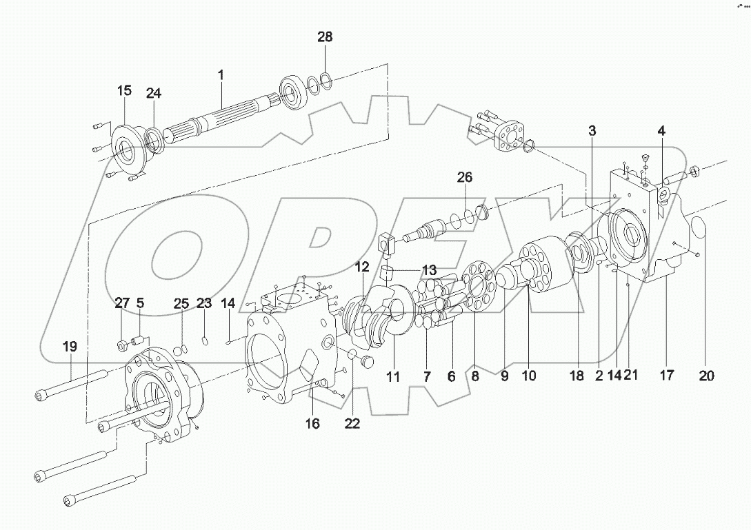  60083712 Pump main parts