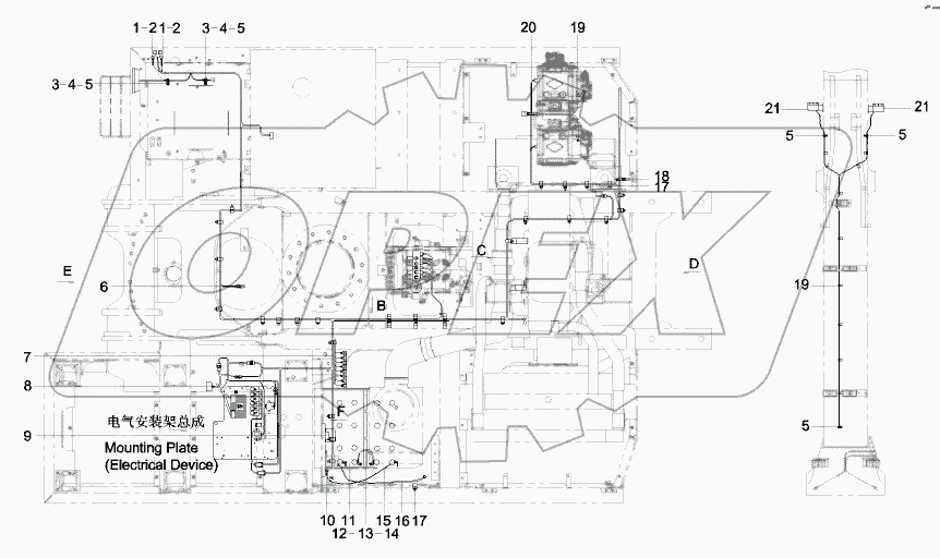  12772934 Electrical system principle