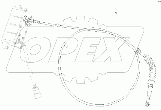  Р’220501000347 Motor, throttle