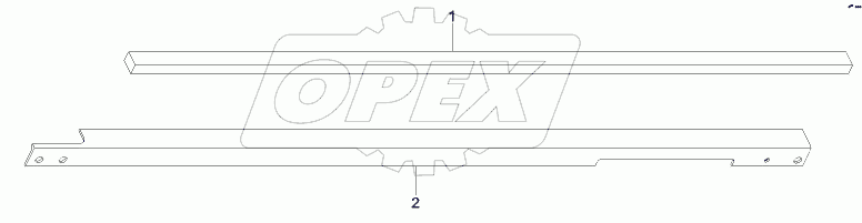  Рђ810502015193 Beam, cross, rear