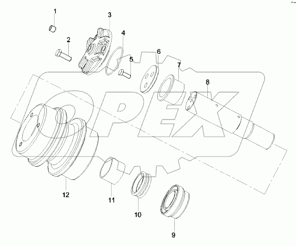  12123787 Roller As, carrier