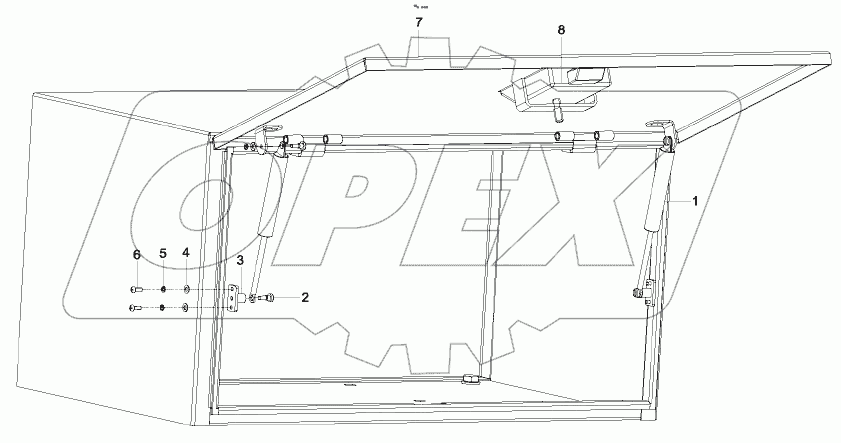  10970000 Tool box body