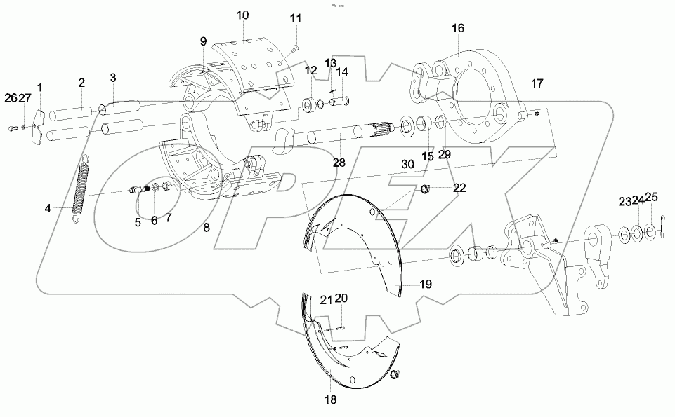  60084068 Brake GP, right, rear