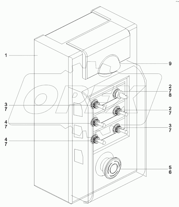  A810201202157 Box, operation, small