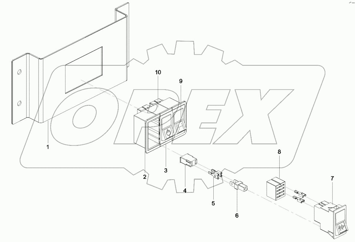  A810201052590 Appliance, electric, cab