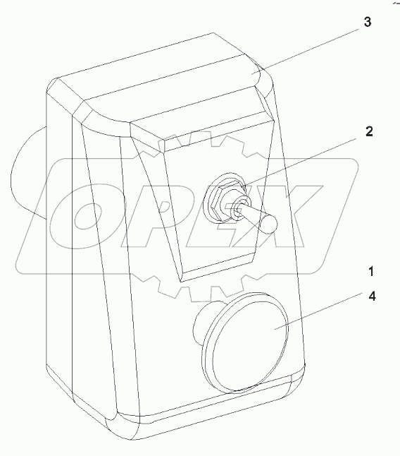  10510817 Box, operation, outrigger