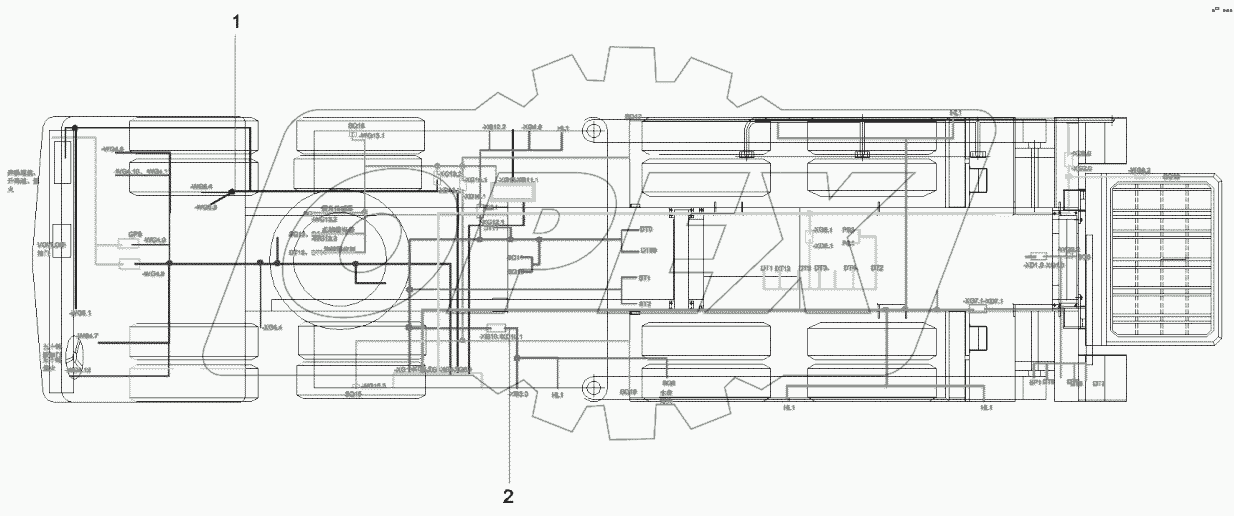  12775476 Harness GP, chassis