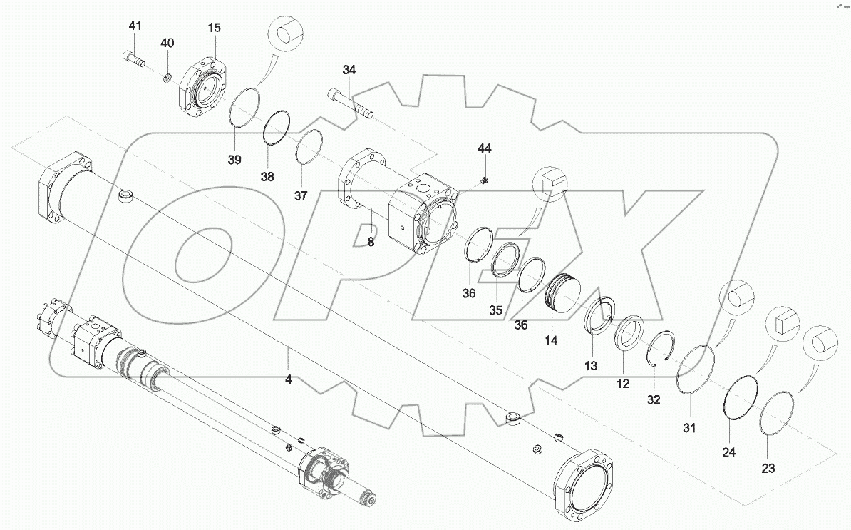  12686425 Cylinder, oil, main