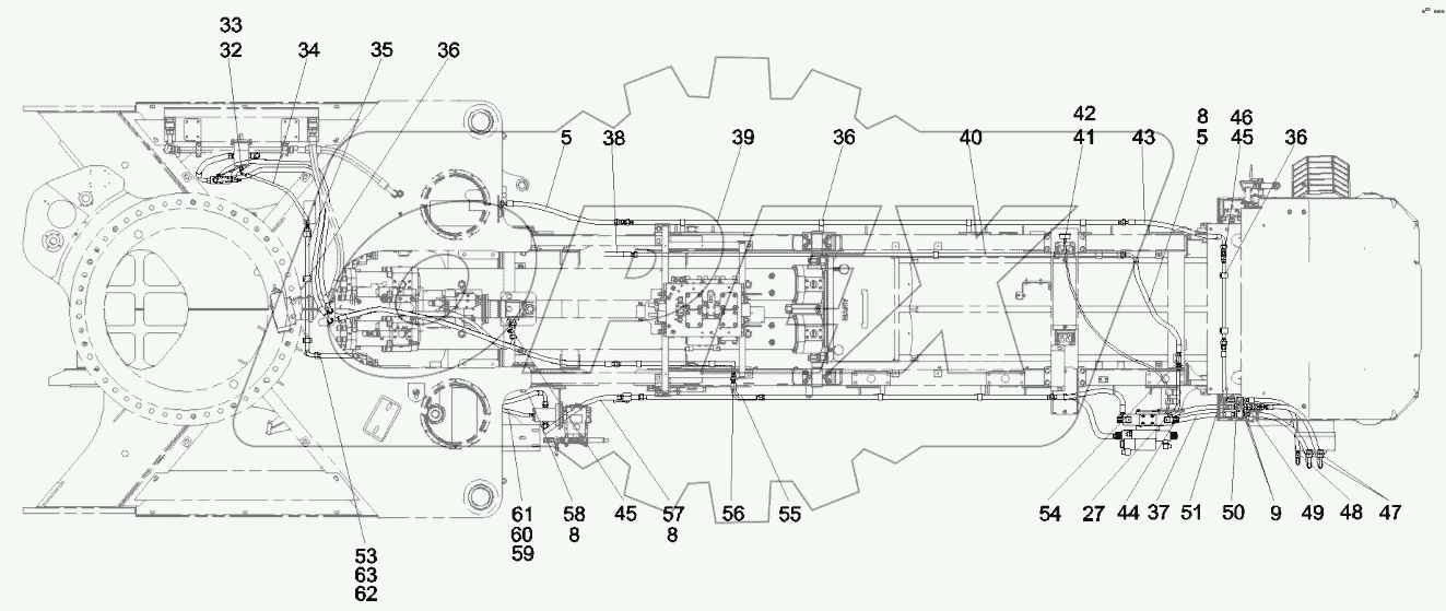  12828050 Hydraulic system, mixing