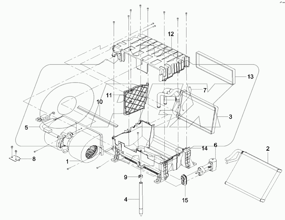  60171283 Evaporator Assy