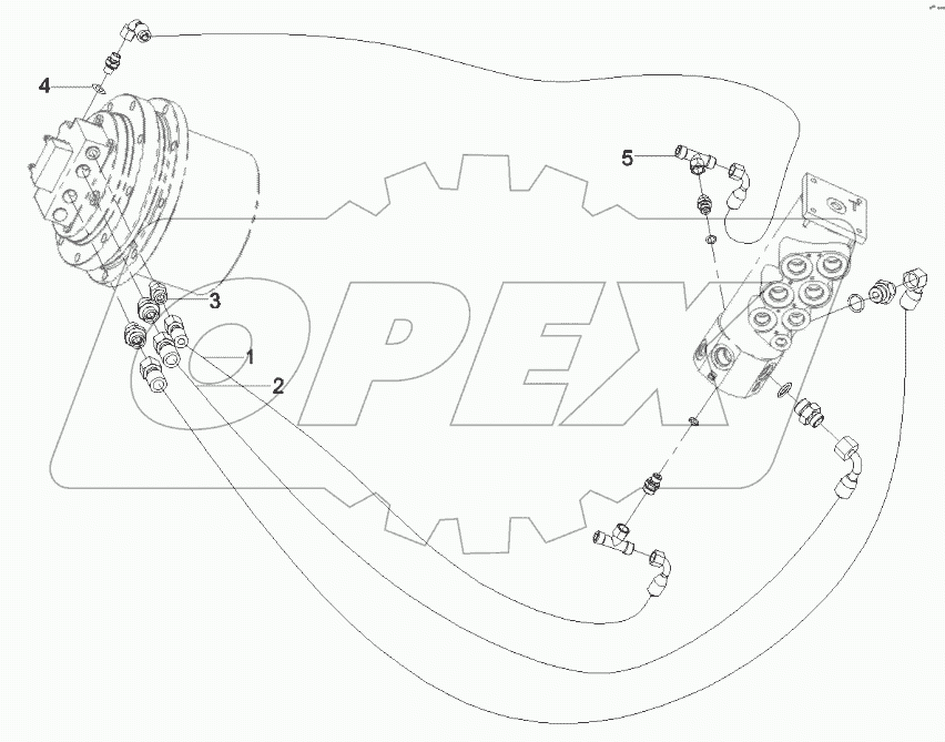  11567524 Hydraulic system, undercarriage