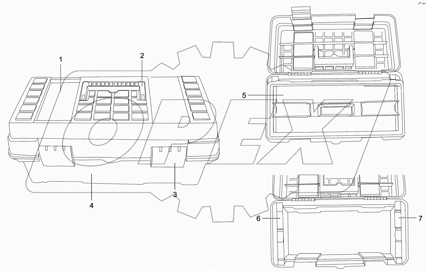  A290000000155 Toolbox, portable