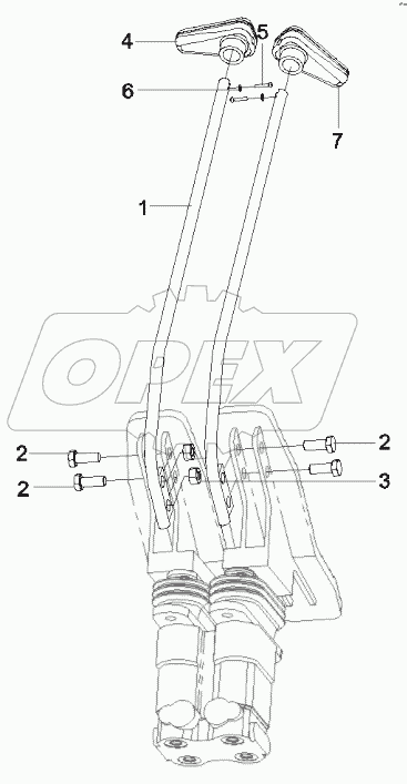  10587443 Control mechanism, travel